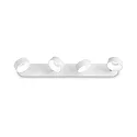 LED Wand-/Deckenleuchte OBY, 4-flammig, 24W 3000K 1600lm, dreh-/schwenkbar, weiß