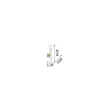 Ideal Lux Wall luminaire EQUINOXE, incl. G4 2W 3000K 170lm, metal / clear glass, antique brass