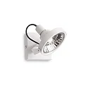 Wand-/Deckenspot GLIM, 1-flammig, inkl. GU10 QPAR111 13W 3000K, Weiß