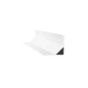 Aufbau-Eckprofil SLOT SURFACE 11mm, inkl. runder Abdeckung + Montagekit, 200cm, Weiß