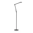 LED Stehleuchte FUTURA, mit Touchdimmer und Gelenkarm, 12.5W 4000K 750lm, Schwarz