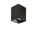 LED Aufbau-Downlight NITRO D07 SQUARE, IP20, CRi >90, on-off, starr, 15W 3000K 1220lm 36°, schwarz