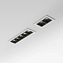 Ideal Lux LED Einbau-Deckenstrahler LIKA TRIM, IP20, 7.4cm, CRi >90, UGR<16, on-off, schwarz/weiß, 6W 3000K 280lm 29°