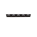 Ideal Lux LED Einbau-Deckenstrahler LIKA TRIMLESS, IP20, bündig, 14.1cm, CRi >90, UGR <16, on-off, schwarz, 12.5W 3000K 690lm 29°