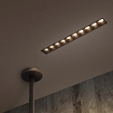 Ideal Lux LED Einbau-Deckenstrahler LIKA FI TRIMLESS, IP20, bündig, 27.4cm, CRi >90, UGR <16, on-off, weiß, 20W 3000K 1390lm 29°