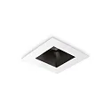 Federclip-Einbaurahmen ECKIG für LED Einbaustrahler DYNAMIC, 10 x 10cm, Weiß