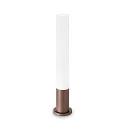 Outdoor Stehleuchte EDO OUTDOOR ROUND, IP44, Höhe 80cm, GX53 max. 15W, Kaffeebraun