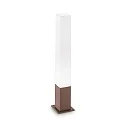 Outdoor Stehleuchte EDO OUTDOOR SQUARE, IP44, Höhe 79cm, GX53 max. 15W, Kaffeebraun