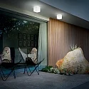 Ideal Lux Outdoor Wand-/Deckenleuchte LUNA MEDIUM, IP44, E27 max. 42W