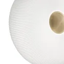 Ideal Lux Ceiling luminaire ARIZONA , 3 flames, Ø 40cm, incl. 3x GX53 3000K, satined brass / white