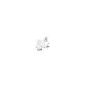 Ideal Lux Wall luminaire FLASH GESSO SMALL, Up/Down, G9 max. 40W, paintable plaster