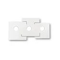 Wall / Ceiling luminaire TOTEM, 3 flames, laser formed metal, incl. GX53 9.5W 3000K, white