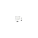 Ideal Lux Wall / Ceiling luminaire TOTEM, 4 flames, laser formed metal, incl. GX53 9.5W 3000K, white