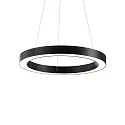 LED Pendelleuchte ORACLE ROUND, Ø 60cm, 33W 3000K 1880lm, Schwarz