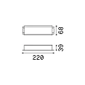 Ideal Lux Outdoor Betriebsgerät für LED Bodeneinbauleuchte PARK LED, IP67, sek. 12 V DC/24 V DC, 185W, nicht dimmbar