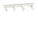 Ideal Lux Wand-/Deckenleuchte RUDY, 4-flammig, GU10, dreh-und schwenkbar, Weiß
