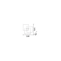 Ideal Lux LED Wand-/Deckenleuchte FRAME-2, 59 x 59.5cm, 35W 3000K 2800lm, Mattweiß