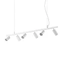 Pendel-/Deckenleuchte DYNAMITE SP6, inkl. 6x GU10 7W 3000K, dreh- und schwenkbar, Weiß