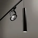 Pendant luminaire for power tracks LOOK, incl. GU10 Halogen 28W 3000K, incl. adapter, black