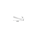 Ideal Lux LED Wandleuchte LINUS, 68W 3000K 3850lm 2x104°, 1-10V dimmbar, Weiß