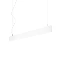 LED Pendelleuchte LINUS, 68W 3000K 3850lm 2x104°, 1-10V dimmbar, Weiß