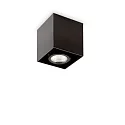 Aufbaustrahler MOOD SQUARE, 9 x 9cm, inkl. GU10 28W 2700K, schwenkbar, Schwarz