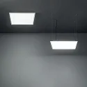 Ideal Lux LED PANEL CRi> 90, IP20, 59.5 x 59.5cm, inkl. 1000mA LED-Treiber (On-Off ), UGR<19, optional dimmbar, 40W 4000K 3160lm 81°