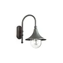 Außenwandleuchte CIMA, IP43, E27 max. 60W, Aluminium / Acryl, Anthrazit