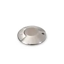 LED Boden-Einbauleuchte ROCKET-1 PT, IP65 IK08, Abstrahlung 1-seitig, CRi 90, begehbar, Stahl gebürstet / Pyrexglas, 3.5W 3000K