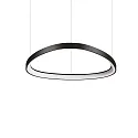 LED Pendelleuchte GEMINI D061 ON-OFF, 47W, 3000K, 5100lm, IP20, schwarz