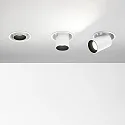 Ideal Lux LED Einbauspot NOVA, IP20, 12W 3000K 1000lm 38°, dreh- und schwenkbar, Weiß