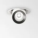 Ideal Lux Recessed LED spot NOVA, IP20, 30W 3000K 3150lm 38°, adjustable, white