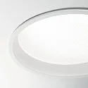 Ideal Lux LED Einbauleuchte DEEP, IP20, Ø 21cm, Aluminium weiß / diffus, 30W 4000K 3200lm 77°