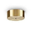 Baldachin MAGNETICO, rund, Ø 9cm, 1-fach, mittiger Auslass, magnetische Blende, messing brüniert