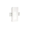 Recessed LED wall luminaire WALKY-2, IP20, 1W 3000K 60lm, CRi >90, plaster paintable