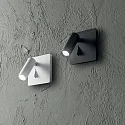 Ideal Lux LED wall spot LITE for recessed socket installation, 3W 3000K 130lm, with switch, pivotable, black