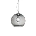 Pendant luminaire NEMO, Ø 20cm, incl. E27 LED 3.2W 3000K, smoked glass