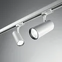 Ideal Lux LED 3-Phasen-Schienenstrahler FOX 15W MEDIUM ON-OFF, CRI 80, schaltbar, verstellbar, 3000K 1600lm 41°, weiß