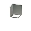 Outdoor-Deckenleuchte TECHO D15 SQUARE, IP54, 15x15cm, 230V AC, 1x GU10, Aluminium / gehärtetes Mattglas, starr, anthrazit