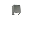 Outdoor-Deckenleuchte TECHO D09 SQUARE, IP54, 9x9m, 230V AC, 1x GU10, Aluminium / gehärtetes Mattglas, starr, anthrazit