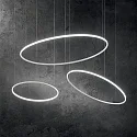 Ideal Lux pendant luminaire HULAHOOP 1005 round, adjustable IP20, white