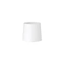 Aufsatz-Leuchtenschirm SET UP CONO, Ø 16cm / H 14cm, konisch, PVC feuerfest, weiß