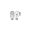 Ideal Lux LED Bodenstrahler ULEX, 8,5W, 3000K, 640lm, IP65, schwenkbar, anthrazit
