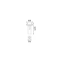 Ideal Lux ceiling recessed luminaire PLAY IP20, black