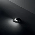 LED Boden-Einbauleuchte WAY 1, IP67 IK10, rund, Ø 5cm, Lichtaustritt 1-seitig, inkl. G9 LED, begehbar, schwarz