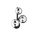 wall luminaire PERLAGE 3 flames, with switch G9 IP20, black