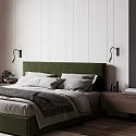 wall luminaire IO with switch, with flex arm IP20