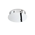Deckenbaldachin MAGNETICO, 8-fach, magnetische Blende, rund, Ø 15cm / H 3.5cm, chrom