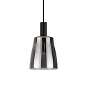 pendant luminaire COCO 1 flame, adjustable IP20, smoky colour