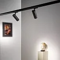 Ideal Lux LED 3-Phasen-Schienenstrahler EOS 15W, fokussierbar 20-55°, CRi >90, schaltbar, 15W 3000K 1300lm, schwarz